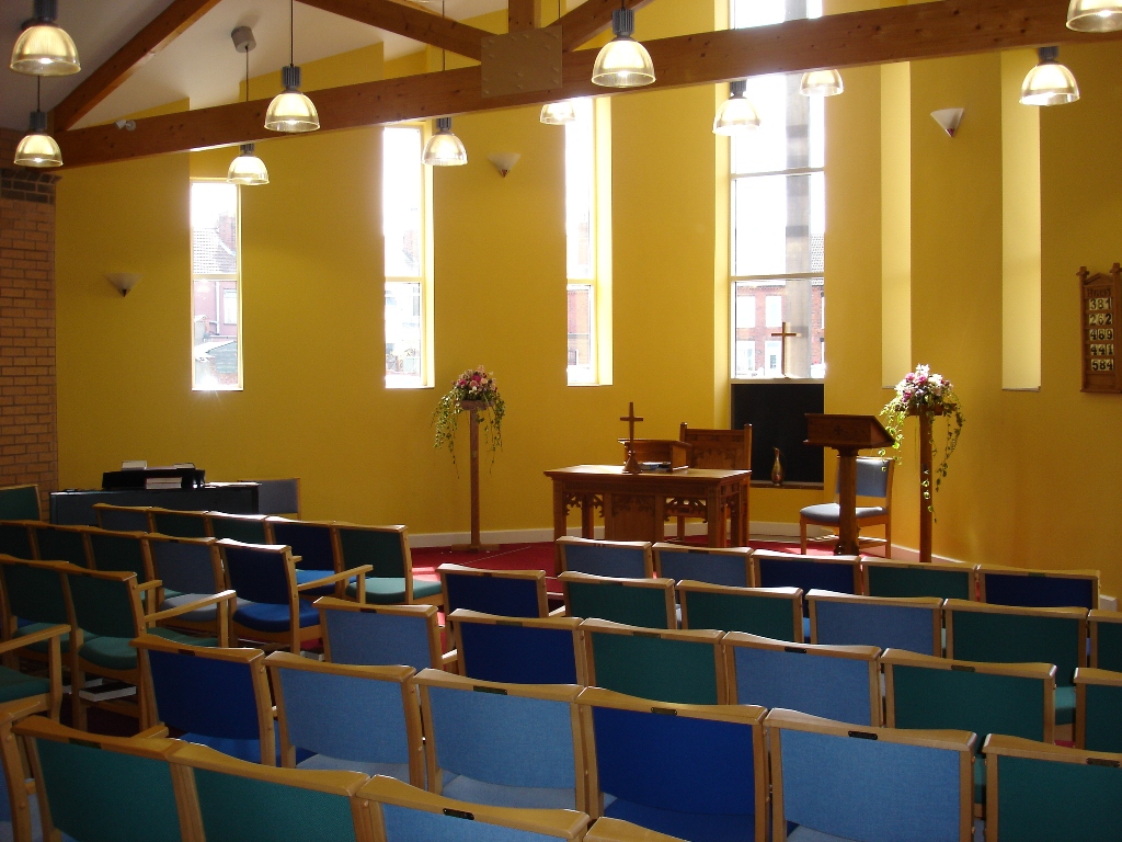 Interior of sanctuary